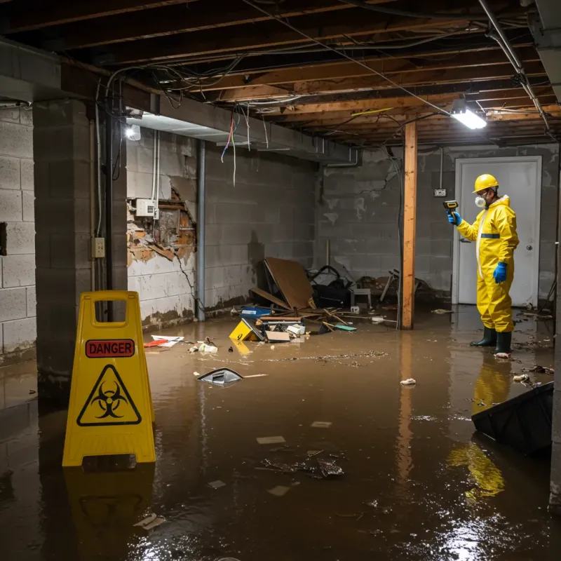 Flooded Basement Electrical Hazard in Argo, AL Property